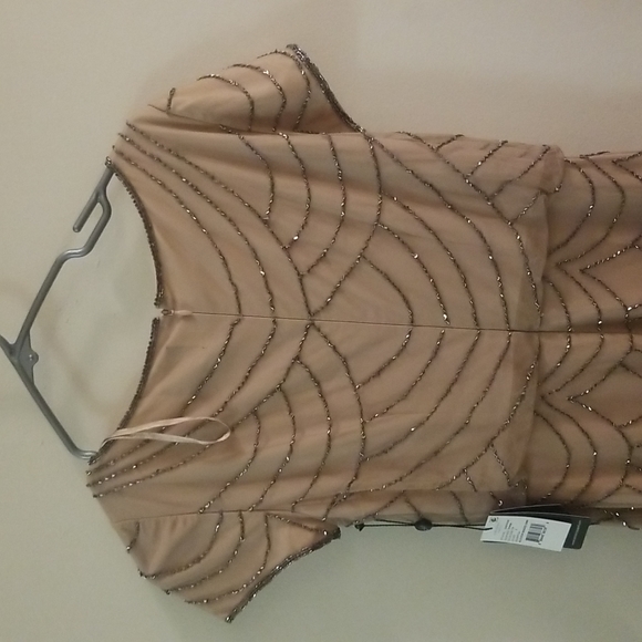 Adrianna Papell Women's Blouson Beaded Gown - Picture 6 of 11